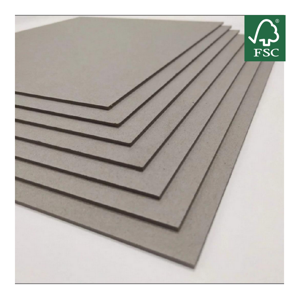 Double Sided Coated Grey Duplex Board Paper Paperboard Sheet For Packaging Gift Photo Frame Chemical Print Industries Carton